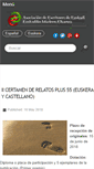 Mobile Screenshot of escritoresdeeuskadi.com