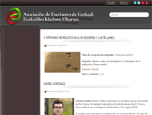 Tablet Screenshot of escritoresdeeuskadi.com